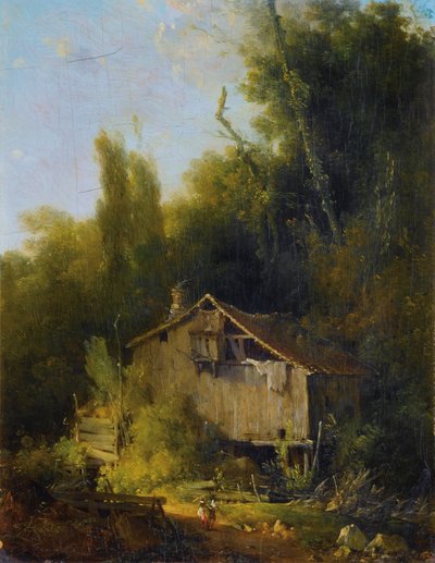 Il vecchio mulino da Louis Gabriel Moreau